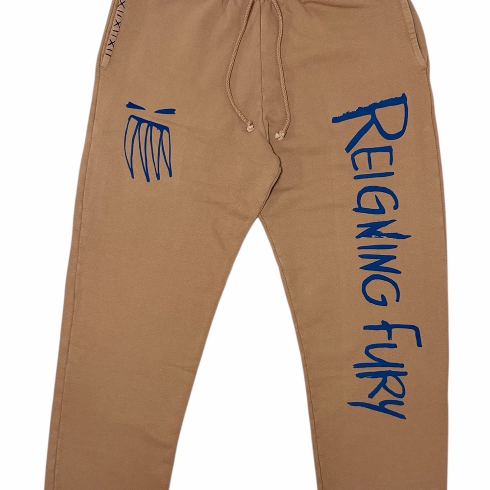 Reining fury tan graphic print Hoodie & sweatpants set - Picture 5 of 7